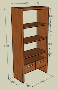 Teak Furniture 3 (bookshelf)